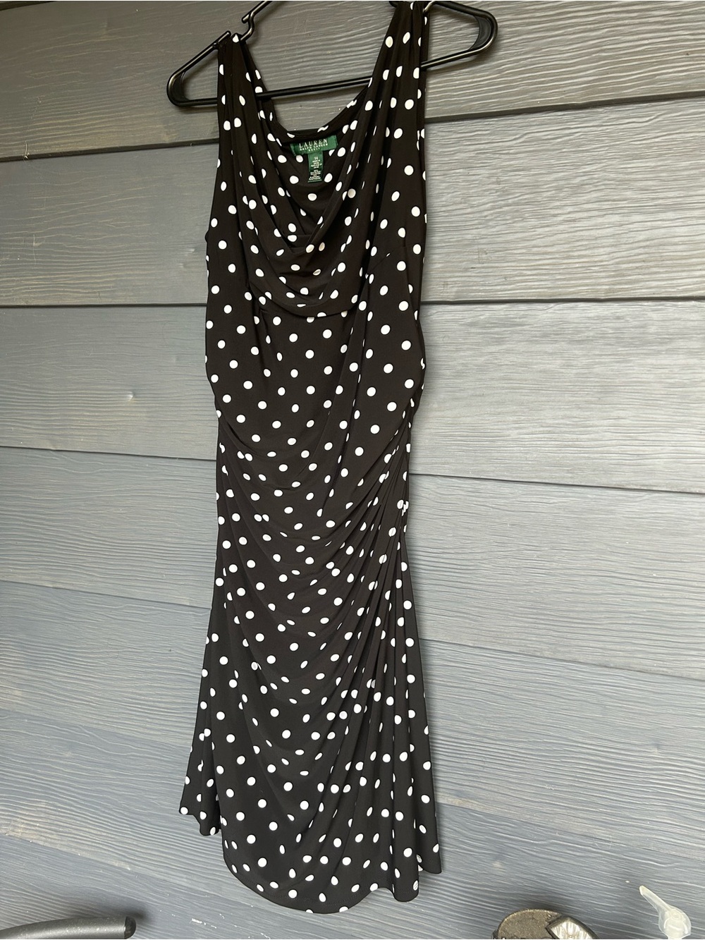 Lauren “dotted” dress Black & white